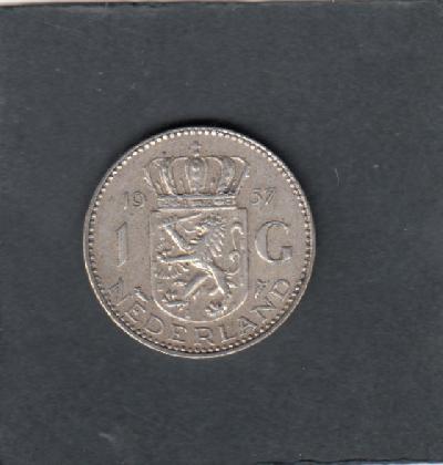 Beschrijving: 1 Gulden JULIANA